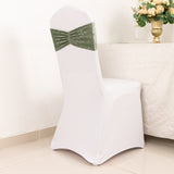 Elevate Your Event Decor with Sage Green Velvet Chair Sashes